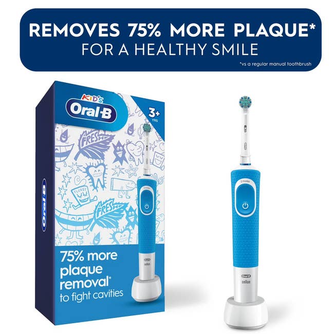 Oral-B Kids' Electric Toothbrush packaging and product, featuring