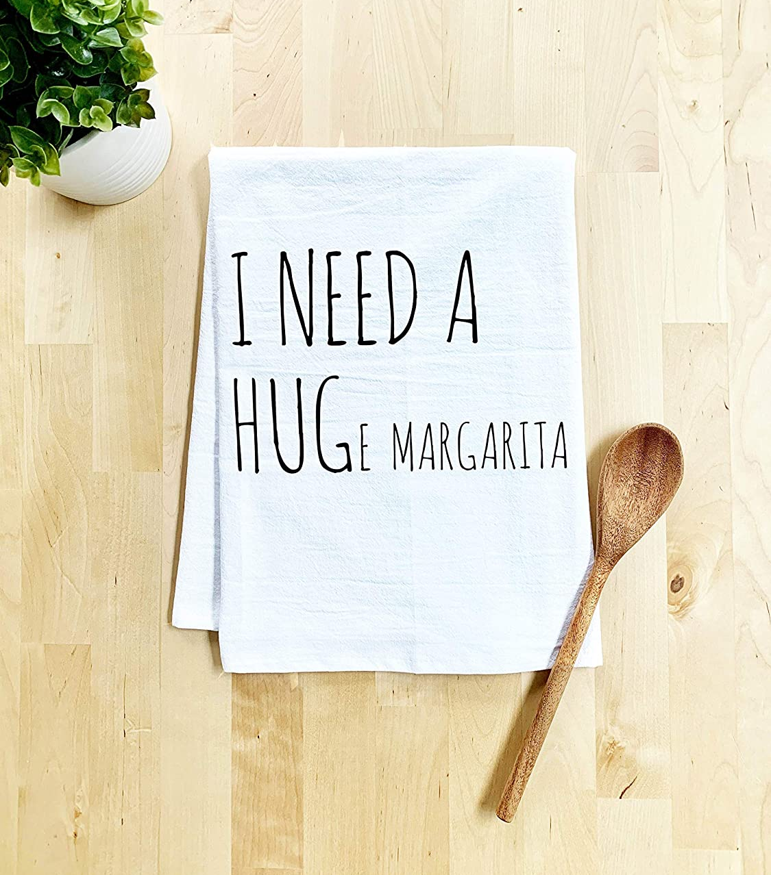 the white towel which reads