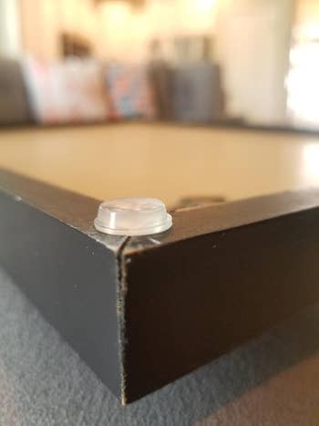 close up of the wide bumper