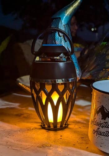 Speaker glowing