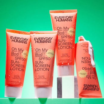 bottles of the sunscreen