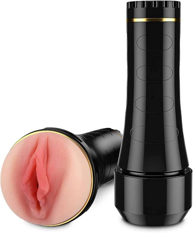 Rechargeable idiosyncratic massager with discreet design, resembling a flashlight. Suitable for big usage and wellness buying categories