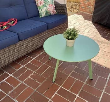 another reviewer's sage green coffee table