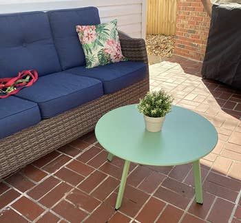 another reviewer's sage green coffee table