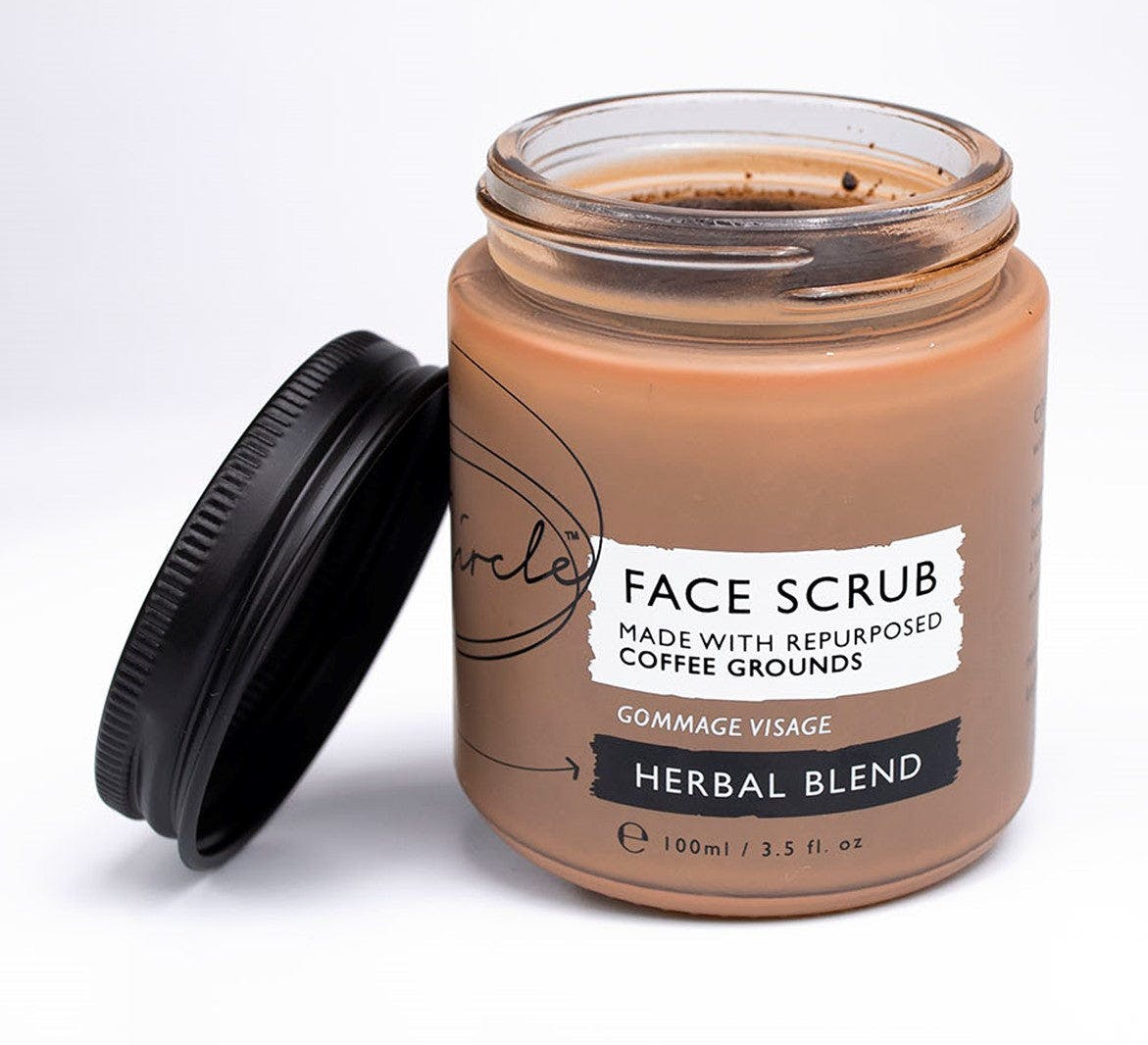 coffee ground face scrub