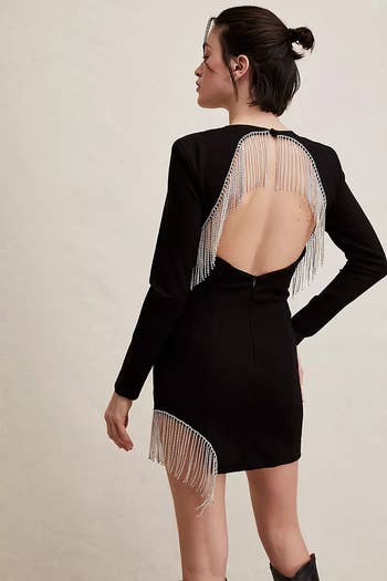 the dress from the back
