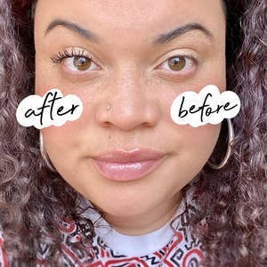 buzzfeed editor's before and after for lash princess mascara