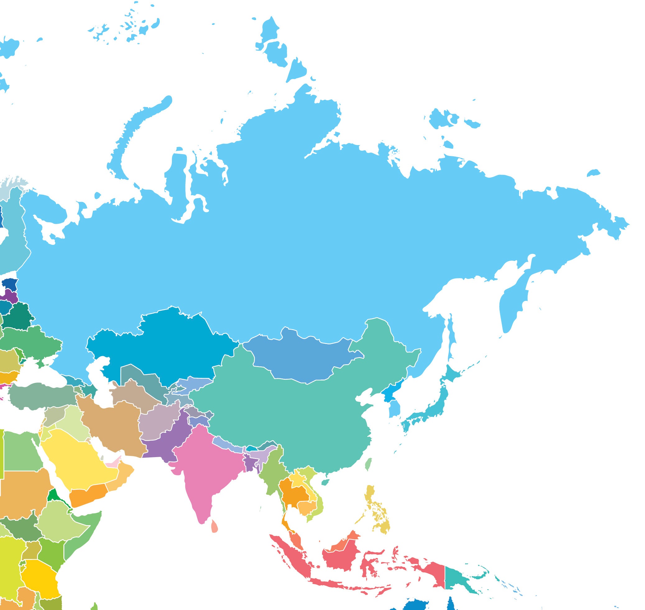 Asia Map Quiz: How Many Countries Can You Find?