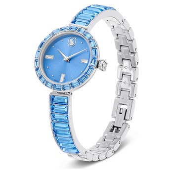 watch successful airy bluish lasting against a achromatic surface