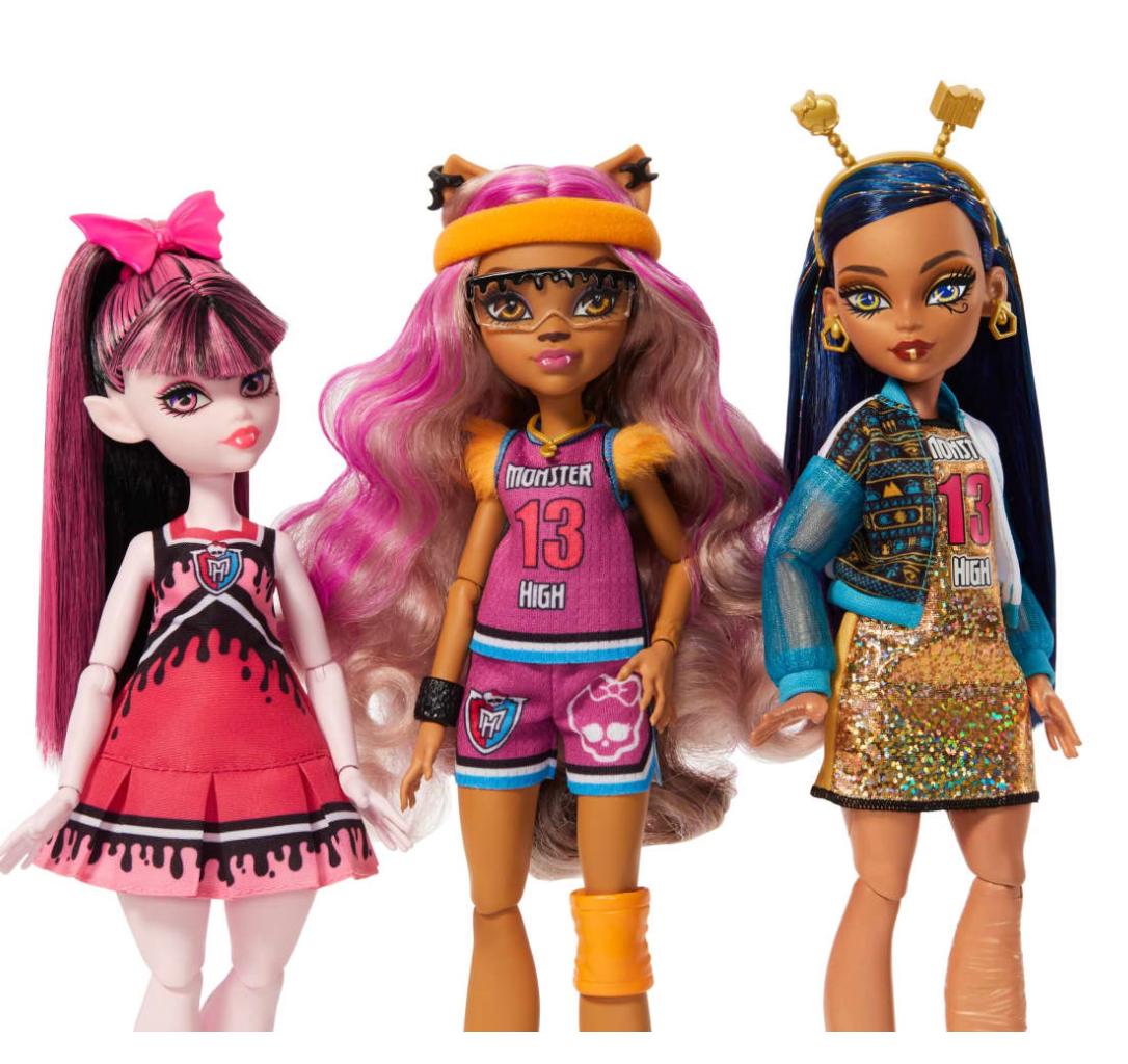 monster high and barbie