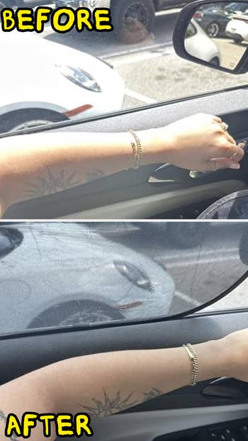  model   with sunshade, reducing glare connected  driver's arm
