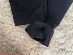 reviewer photo of the fleece lining