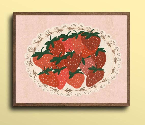 the strawberry print