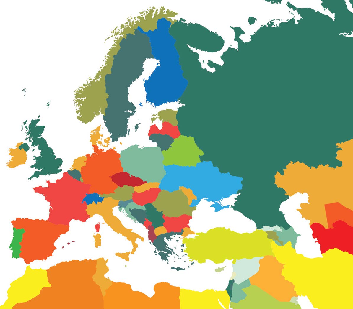Europe Map Quiz. 50 Стран. People in European Countries. Шаблон география население Европа.