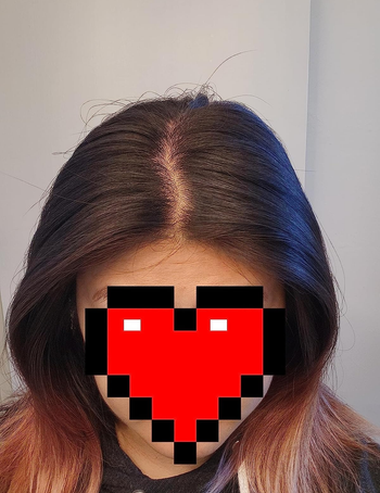 after image of reviewer with clean and smooth hair