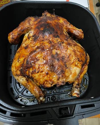 reviewer's air fried whole chicken