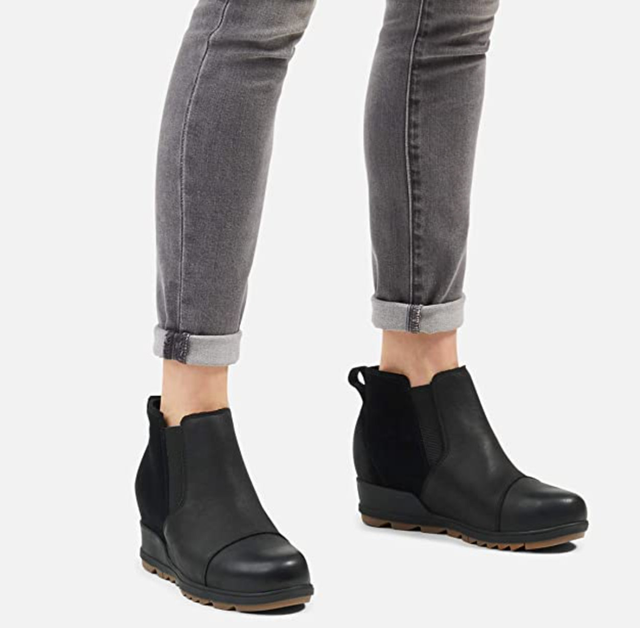 waterproof black ankle boots