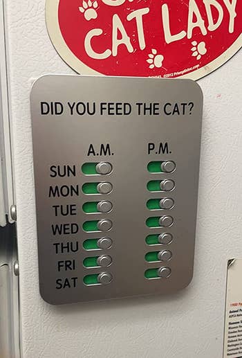 the magnet on a reviewer's fridge