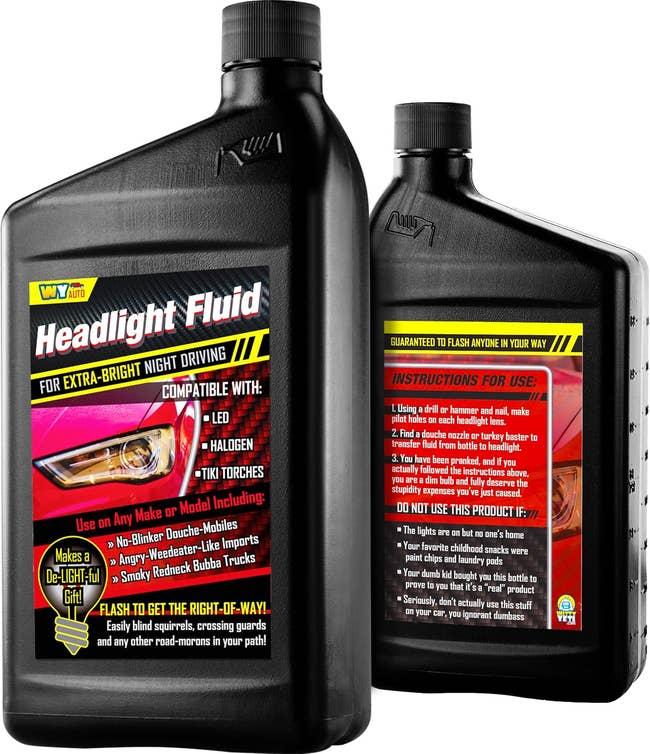 Parody product packaging for
