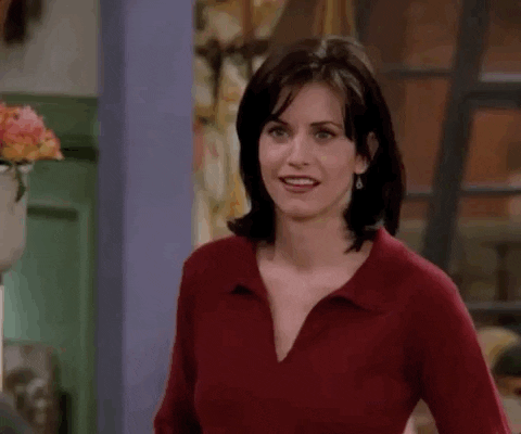 Phoebe screws up Monica's Hair Cut - Friends animated gif