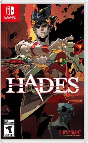 the hades box art featuring the main character zagreus