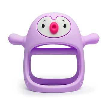 The purple penguin pacifier