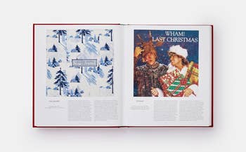 an inside spread from the christmas book
