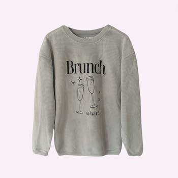 Casual long-sleeve top with 