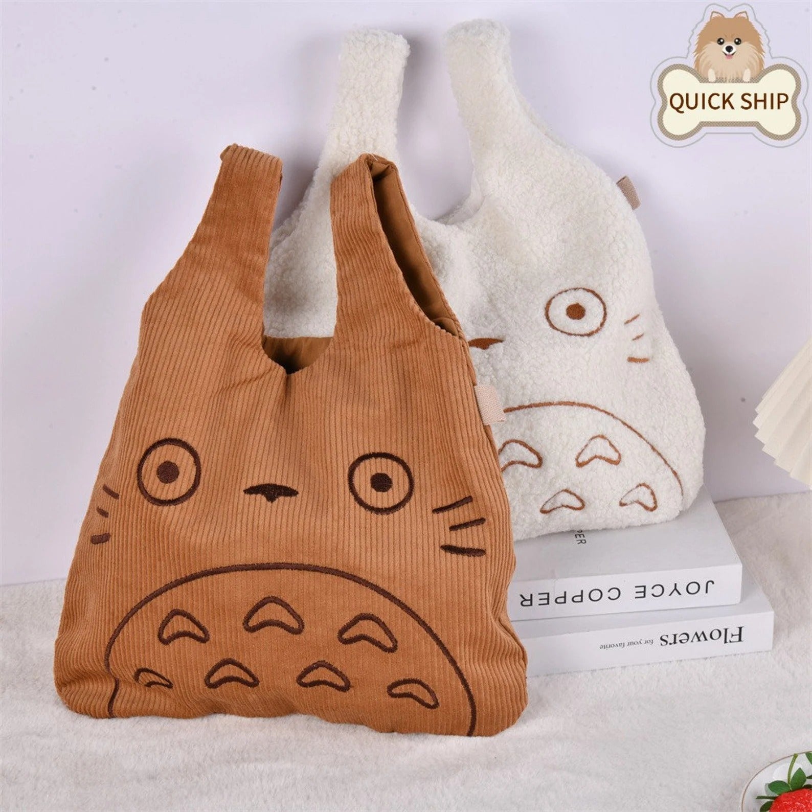 two totoro hand bags