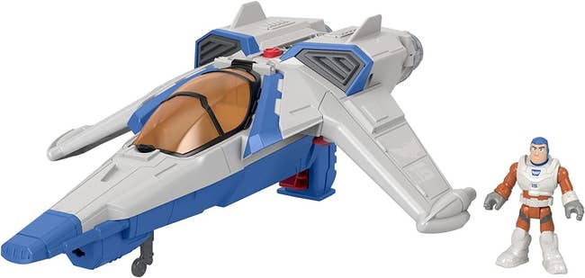 the lightyear space ship and figure