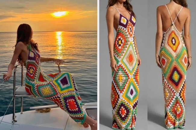 white christmas dresses Beach Muse Beige Resort Crochet Knitted Mermaid Style Summer Midi Dres –  HOUSE OF MAGUIE main image 1