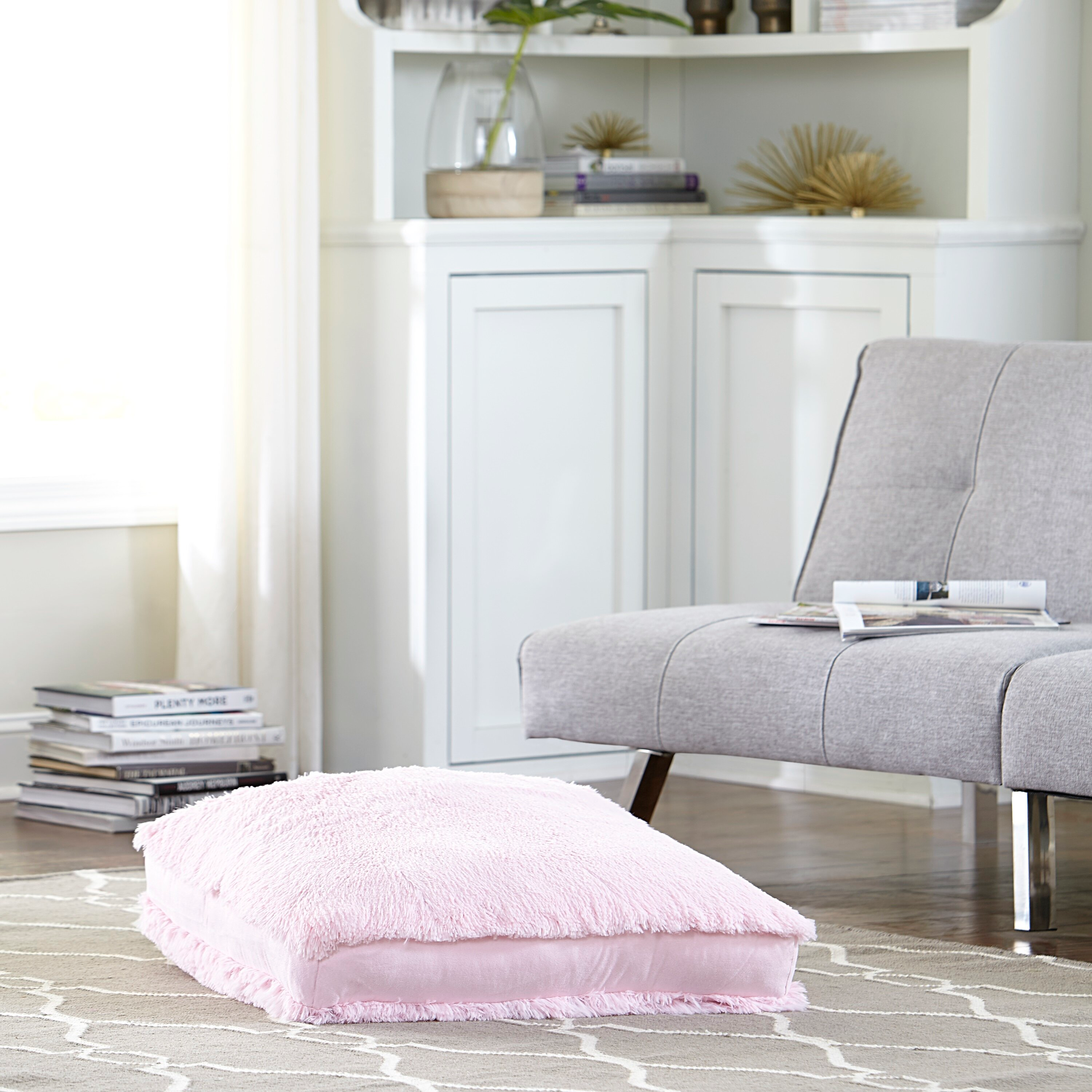 big fluffy floor cushion