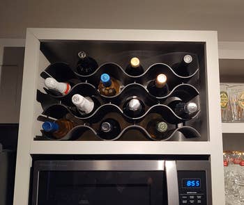 Reviewer image of wine bottle rack