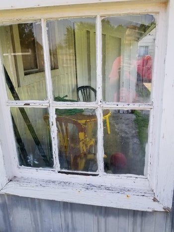 a reviewer photo of the window now clean 