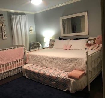 reviewer photo of queen size trundle daybed