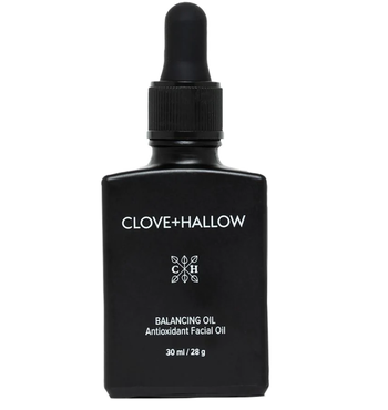 clove + hallow balancing oil packaging