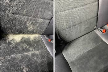 Car spot earlier and aft favored hairsbreadth removal, showing a melodramatic cleanup from heavy fur-covered to spotless upholstery