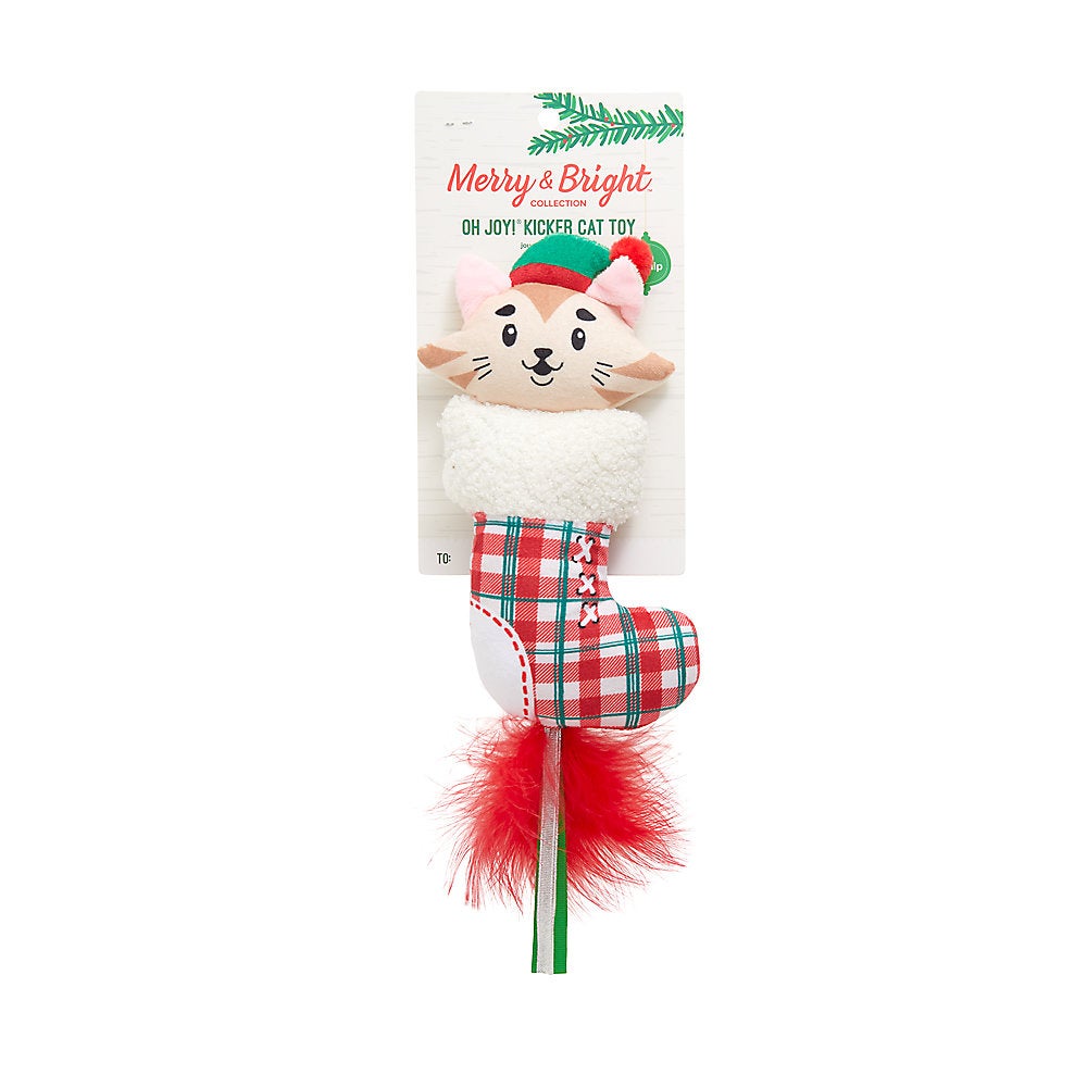 cat in stocking toy