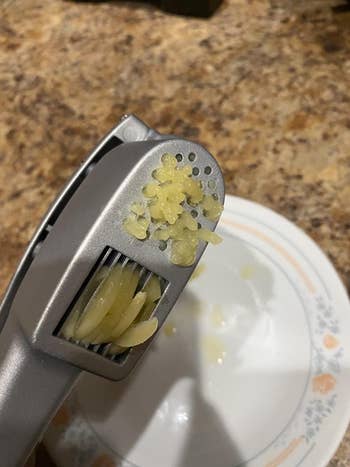 reviewer's press slicing and mincing