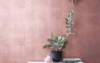 pink metallic wallpaper
