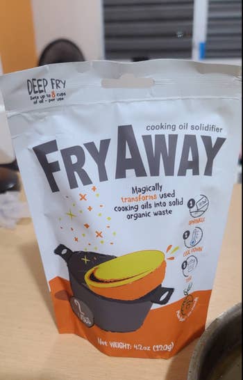 A bag of powdered fryaway 
