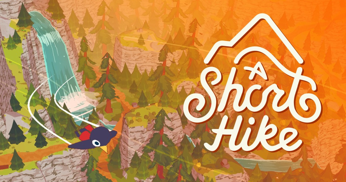 a bird flying over a waterfall with the words 