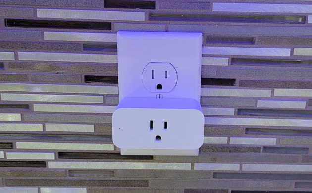 reviewers smart plug plugged into outlet