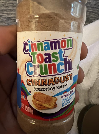 A jar of cinnadust 