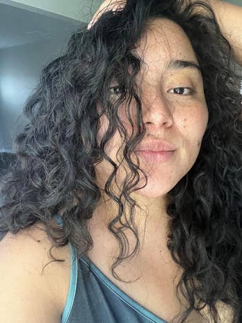 reviewer aft  utilizing ogx curl cream