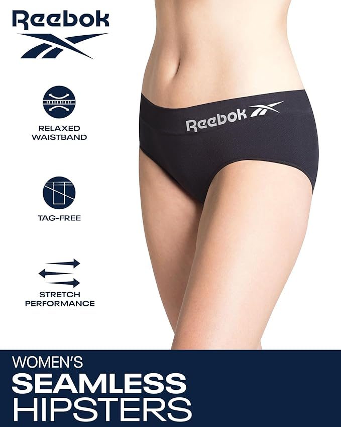 Person wearing seamless Reebok hipsters