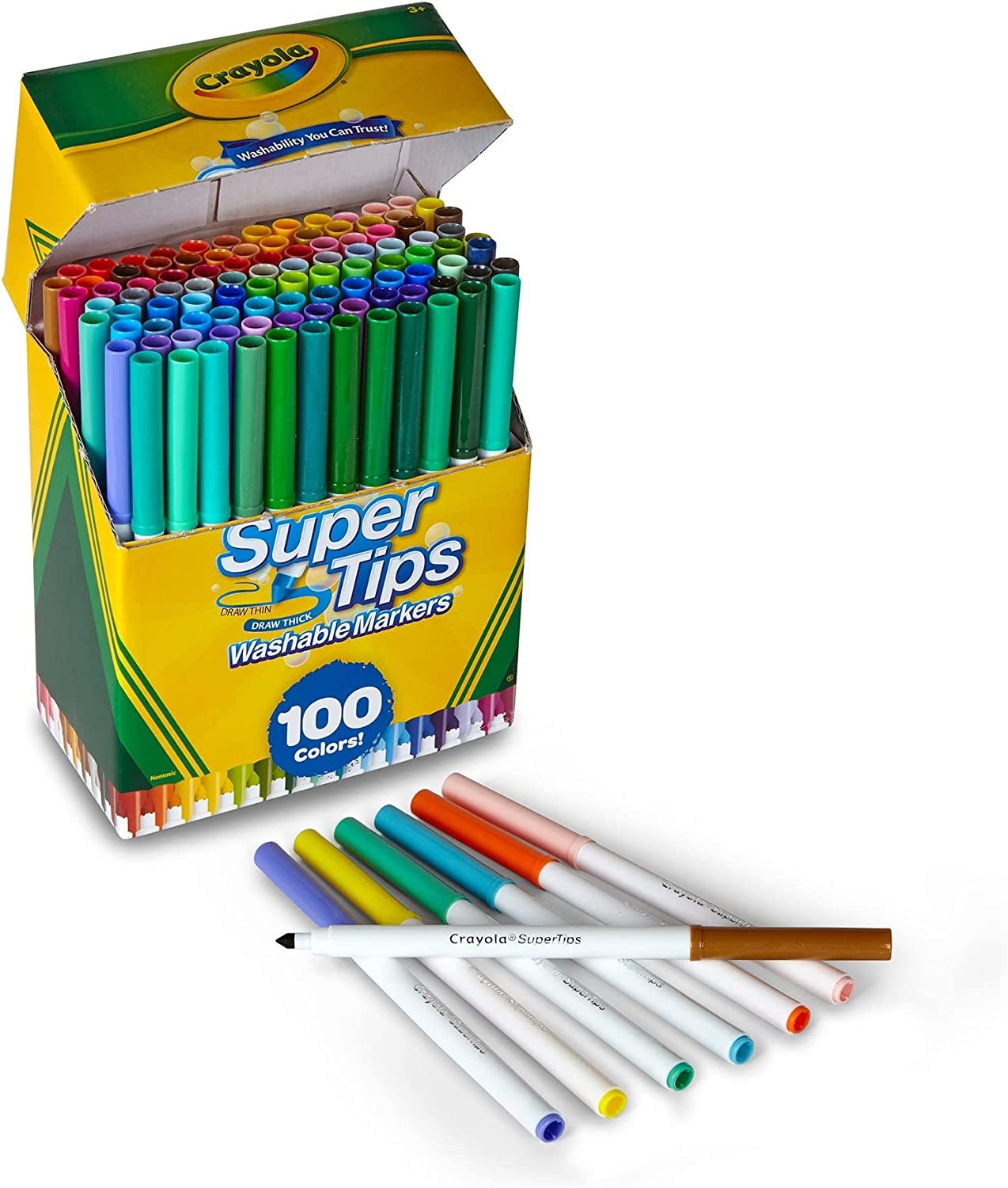 Yoobi Mini Gel Pens & Carrying Case | Neon, Metallic, Glitter Shades |  Multicolor Ink | 1.0mm Medium Tip | School, Home, Office Use, 24 Count  (Pack of