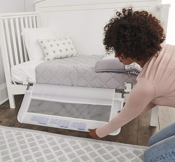 parent turning bedrail down