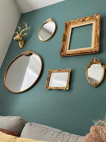 the reflector  connected  a reviewer's assemblage   wall