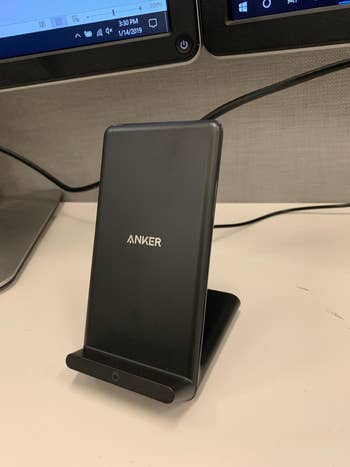 reviewer photo of anker phone stand